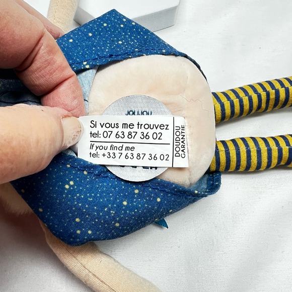 JoLiJou Paris Celeste Les Demoiselles Plush Doll Paris France 12" Rue Nadar - Picture 9 of 11